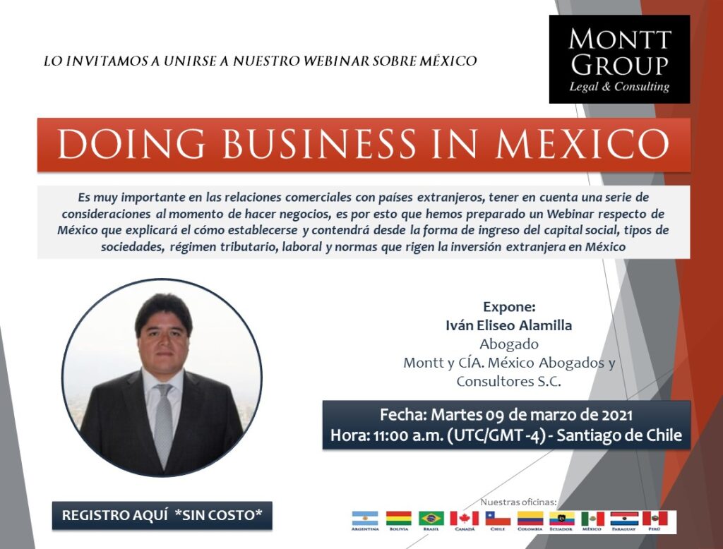 DOING BUSINESS IN MEXICO Montt Group