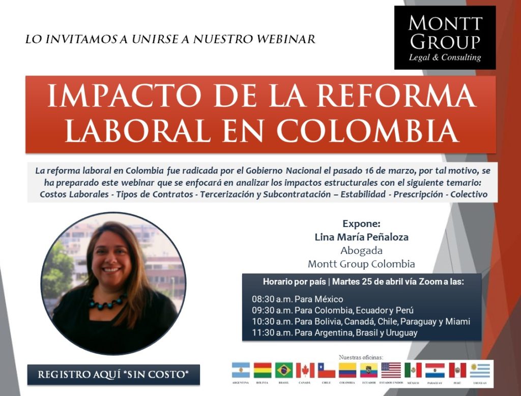 Impacto de la Reforma Laboral en Colombia Montt Group
